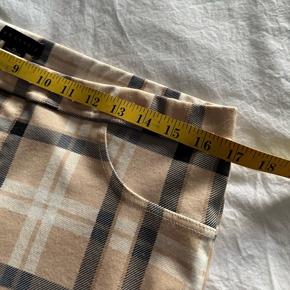 Sanctuary black and tan plaid pants, size XL - Picture 8 of 10